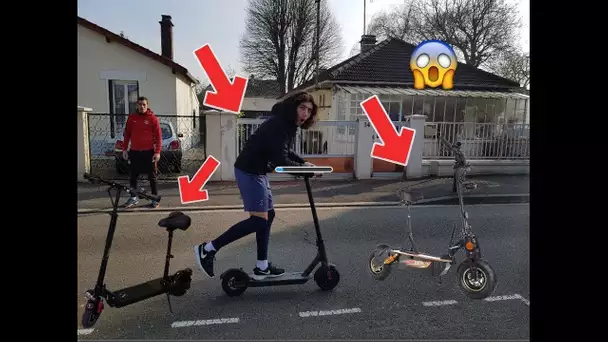 JE FAIT DU SCOOTER ELECTRIQUE POUR LA 1ER FOIS !😂 OMG