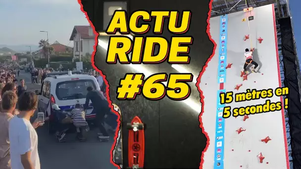 ACTU RIDE #65 : Un rassemblement qui dégénère à Biarritz, La fin des Jackass, Énorme crash en BMX !