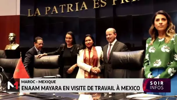 Enaam Mayara en visite de travail à Mexico
