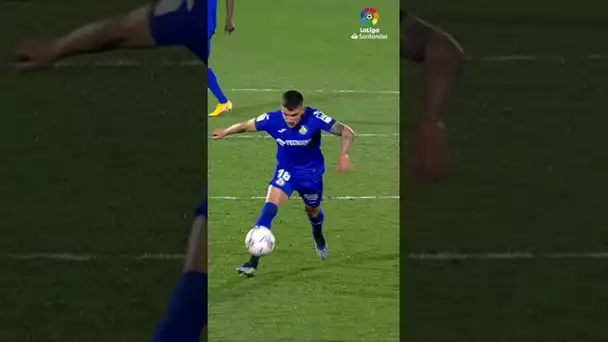 Arambarri's Powerful Shot on Goal! ✨ 💯  #shorts #laligasantander #getafe #otd