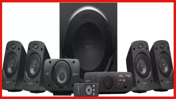 Logitech Z906 5.1 Surround Sound Speaker System - THX, Dolby Digital and DTS Digital Certified -