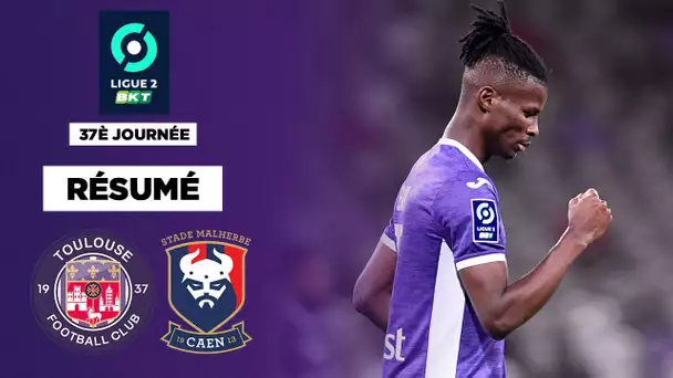 Résumé : Toulouse s’assure le Top 3 contre Caen !