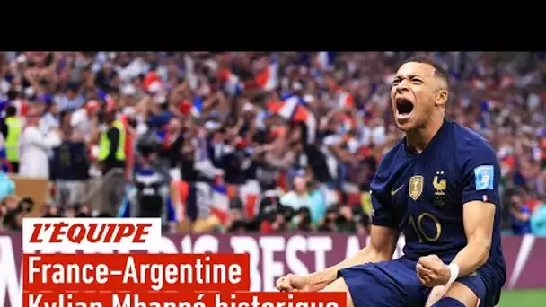 France-Argentine : Avec son triplé en finale, Mbappé est entré dans l'histoire de la Coupe du monde