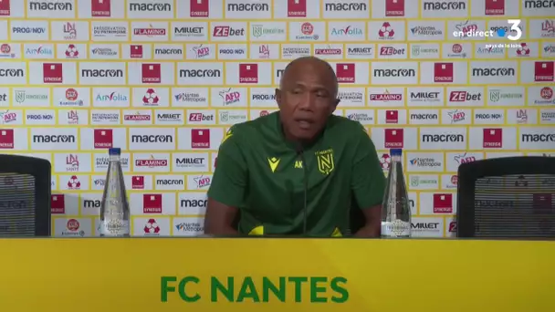 FC Nantes face à l'Olympiakos et Fribourg dans le groupe G en Ligue Europa, la réaction de Kombouaré