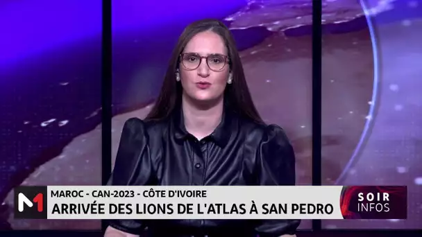 Maroc-CAN 2023- Côte d´Ivoire : arrivée des Lions de l´Atlas à San Pedro
