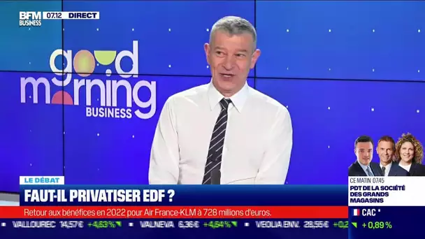 Nicolas Doze face à Jean-Marc Daniel : Faut-il privatiser EDF ?