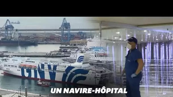 Face au coronavirus, l'Italie transforme un ferry en hôpital