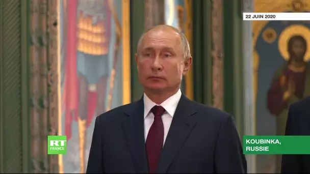 Russie : Vladimir Poutine visite la nouvelle cathédrale de la Résurrection du Christ