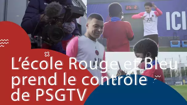 Quand l'École Rouge & Bleu prend le contrôle de PSGTV ! 📺🎥📱