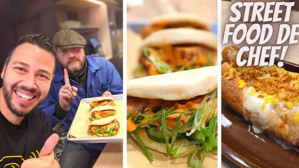 BAO, HOT DOG, KEBAB, ... Ces CHEFS GASTRO revisitent la STREET FOOD - VLOG #1113