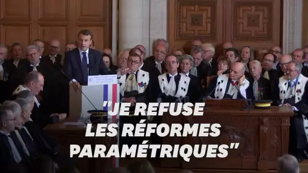Quand Macron refusait que la réforme des retraites soit "paramétrique"