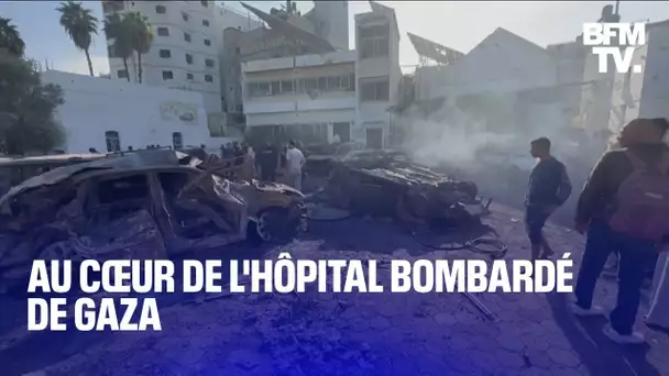Au cœur de l'hôpital bombardé de Gaza