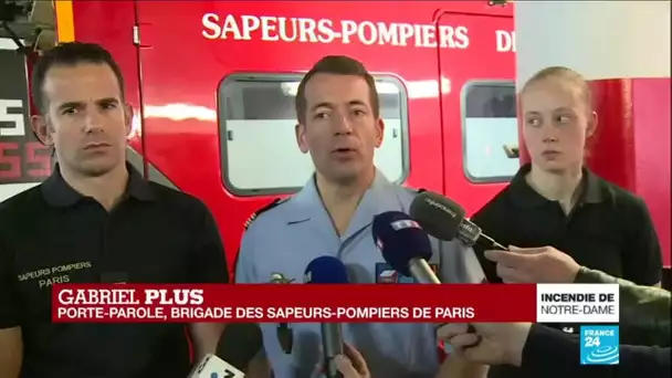 REPLAY - Après l'incendie de Notre-Dame, les pompiers s'expriment devant la presse