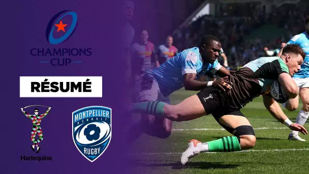 Résumé Champions Cup : Montpellier se qualifie d’un point contre les Harlequins !