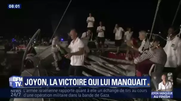 Il rêvait de remporter la route du Rhum pour sa 7e tentative... Francis Joyon l&#039;a fait à 62 ans