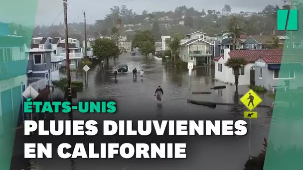 Les images de la violente « bombe cyclonique »  en Californie