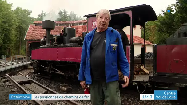 Rillé en Indre et Loire : une quinzaine de locomotives et 2 passionnés pour s'en occuper