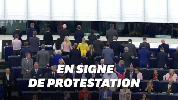 Le coup d'éclat des eurodéputés pro-Brexit à Strasbourg