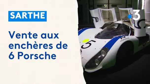 Sarthe; vente de modèles Porsche de légende