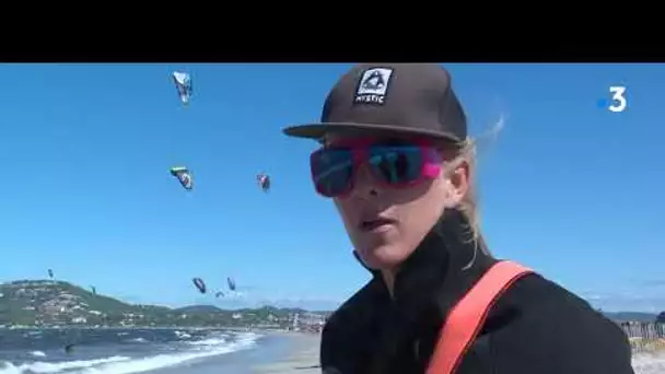 Hyères : elle est "Beach Marshal" et elle veille sur la sécurité des kite surfeur