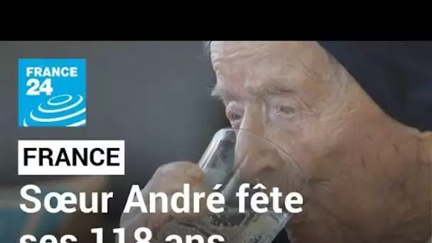 Sœur André, la doyenne des Français fête ses 118 ans • FRANCE 24