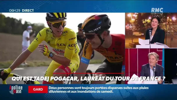 Qui est Tadej Pogacar, maillot jaune slovène, qui bouscule l'histoire du Tour de France?