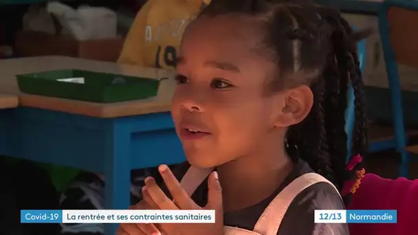 Rentrée des classes à l'Ecole Balzac de Rouen