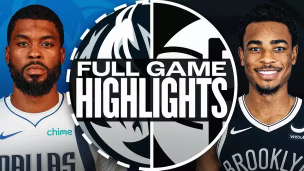MAVERICKS at NETS | FULL GAME HIGHLIGHTS | March 24, 2025