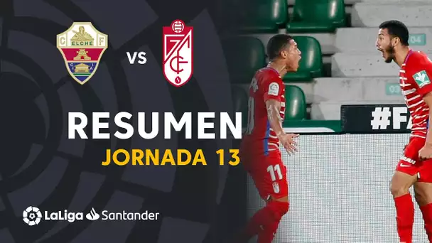 Resumen de Elche CF vs Granada CF (0-1)