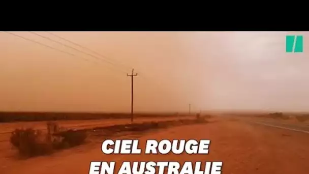 Une tempête de poussière change la couleur du ciel en Australie