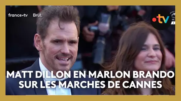 #Cannes2024 : Matt Dillon sur le tapis rouge cannois pour le film "Maria" avec aussi Marie Gillain