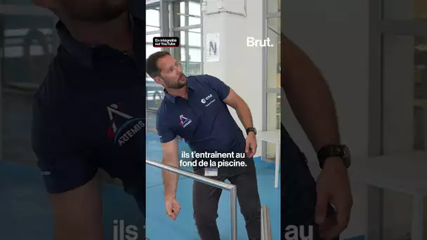 La piscine où s'entraînent les astronautes : on a visité avec Thomas Pesquet