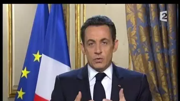 Allocution du président de la République Nicolas Sarkozy