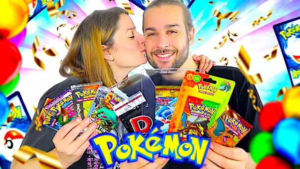 ON OUVRE DES BOOSTERS POKEMON ULTRA RARE POUR L'ANNIVERSAIRE DE GUILLAUME ! (Boosters Ex, Platine..)