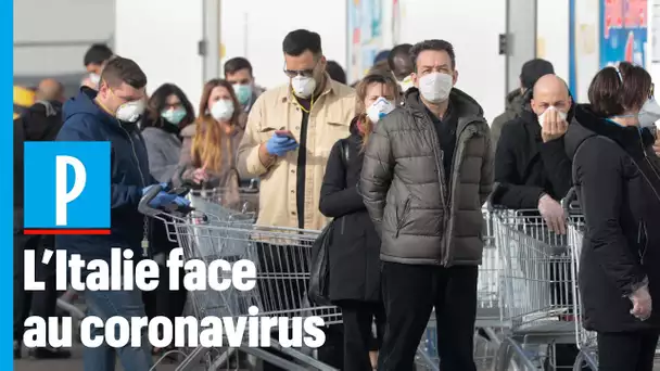 Coronavirus en Italie : « Ici, les habitants se précipitent dans les supermarchés encore ouverts