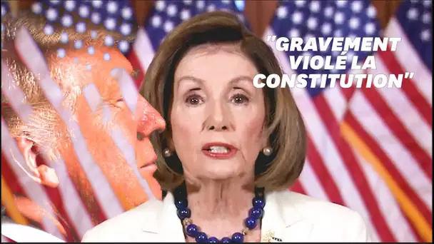 Pelosi annonce la rédaction de l'acte d'accusation contre Trump, étape cruciale avant la destitution