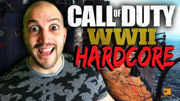 JE TESTE POUR LA 1 ERE FOIS LE MODE HARDC@RE SUR CALL OF DUTY WW2 !