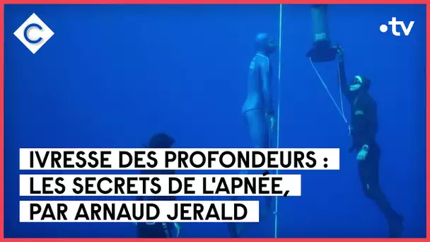 Arnaud Jerald, l’homme qui retient son souffle - Le 5/5 - C à Vous - 11/10/2022