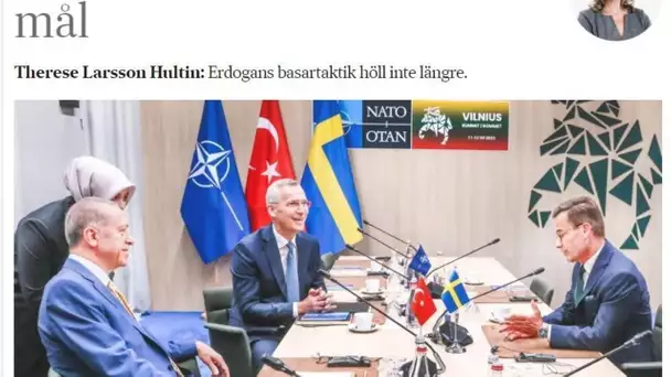 Adhésion de la Suède à l'Otan : "Les discussions de marchand de tapis avec Erdogan, c'est fini"