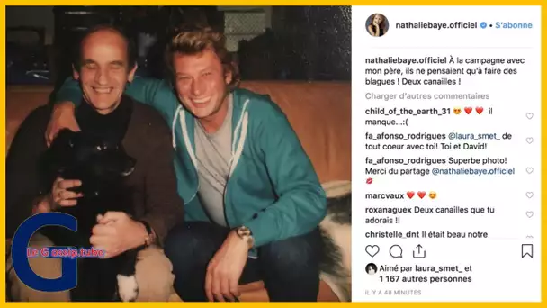 Surprise : Nathalie Baye poste une tendre photo-souvenir de Johnny Hallyday et son père