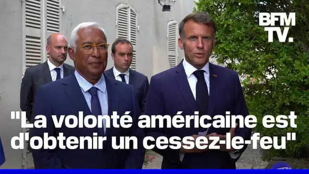 Guerre en Ukraine: la prise de parole en intégralité d'Emmanuel Macron