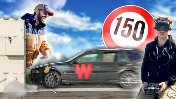 Percuter un MUR à 150km/h : Ça fait quoi ?