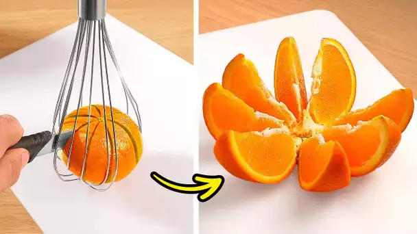 Facile et Satisfaisant 🍊 Nouvelles Idées pour Peler et Couper des Fruits, des Légumes et des Noix