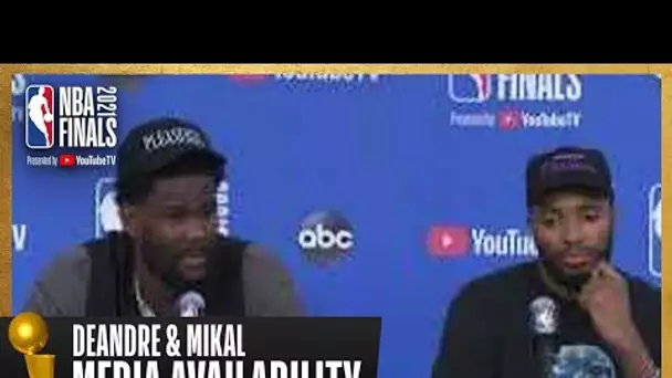 Deandre Ayton & Mikal Bridges Game 5 Postgame Press Conference | #NBAFinals