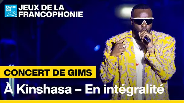🎤 Concert de GIMS à Kinshasa en intégralité - Nuits de la Francophonie • FRANCE 24