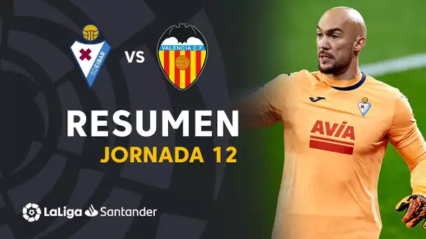 Resumen de SD Eibar vs Valencia CF (0-0)