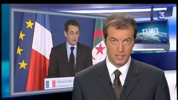 N Sarkozy à l'université de Constantine