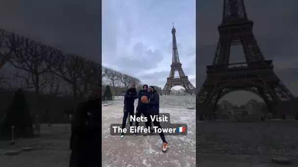 Nets visit the Eiffel Tower #NBAParis | #Shorts