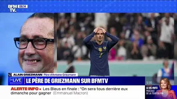 Le père d'Antoine Griezmann réagit à la qualification des Bleus en finale du Mondial sur BFMTV