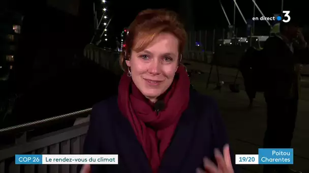 COP26 : Léonore Moncond'hui à Glasgow pour lutter contre le réchauffement climatique